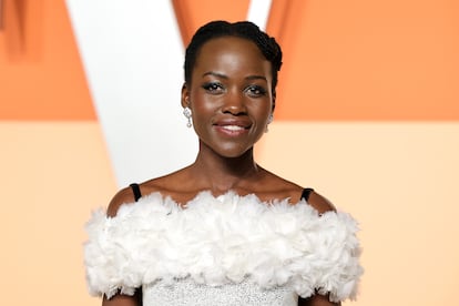 Lupita Nyong'o, el 2 de marzo de 2025, en la fiesta de Vanity Fair posterior a los Oscar, en Beverly Hills (California).
