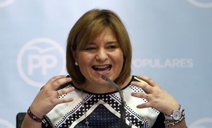 La presidenta del PP valenciano, Isabel Bonig.