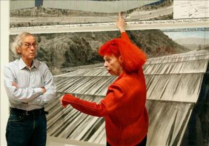 Christo y Jeanne Claude, hoy en Barcelona
