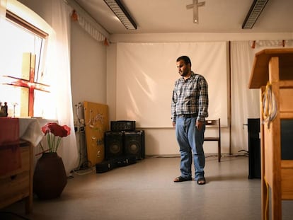 Mheddin Saho, en el centro protestante de Rottenburg an der Laaber (Baviera) donde se ha refugiado.
