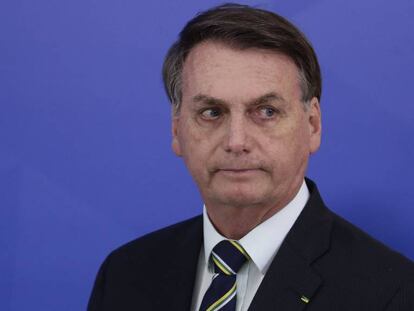 Jair Bolsonaro, en Brasilia. 