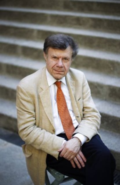 Roger Chartier, escritor e historiador franc&eacute;s, en el Instituto Franc&eacute;s de Madrid.