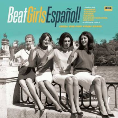 La portada del LP de &#039;Beat girls espa&ntilde;ol&#039;.