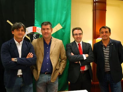 Presentación de la Bandera El Corte Inglés de Remo, que ha tenido lugar en Bilbao.