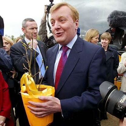 El líder de los Liberales Demócratas, Charles Kennedy, el viernes en Leicestershire.