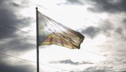 Una estelada a Llofriu (Palafrugell).