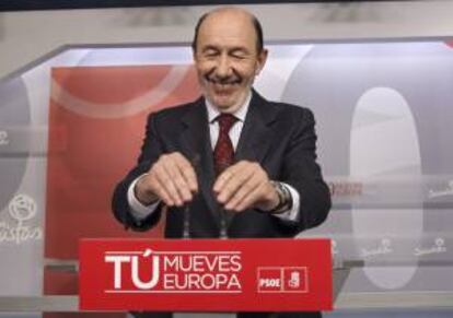El líder del PSOE, Alfredo Pérez Rubalcaba. EFE/Archivo