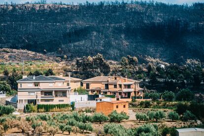 Incendio de Bejís, tras el retorno de los evacuados a sus casas en agosto.