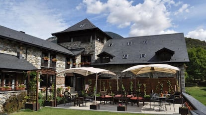 Exterior del hotel Selba d'Ansils, en Benasque.