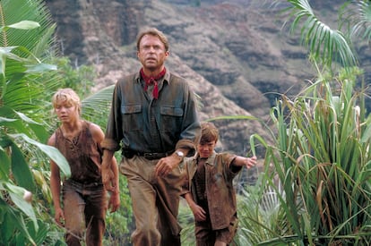 Sam Neill en 'Parque Jurásico'.
