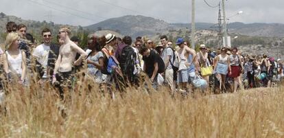 Los primeros &#039;fibers&#039; acampan ya en Benic&agrave;ssim.