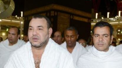 Mohamed VI junto a su hermano Moulay, el 21 de julio.