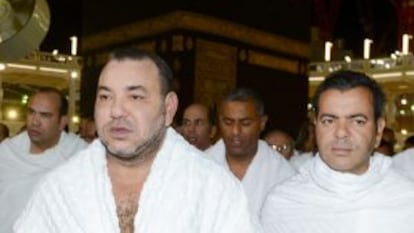 Mohamed VI junto a su hermano Moulay, el 21 de julio.