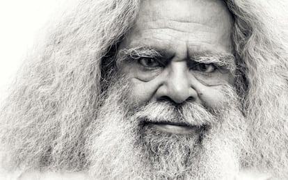 Uno de los actores de la obra 'Jack Charles V Crown', representada en la Ilbijerri Theatre Company.