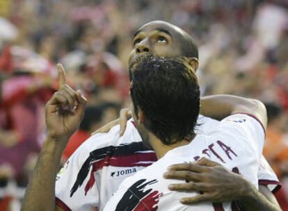 El jugador del Sevilla, Kanouté