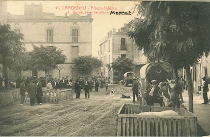 Cardedeu, en una imatge del Museu Arxiu Tomàs Balvey.