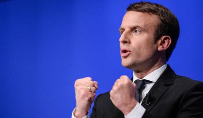 Emmanuel Macron, em uma foto de 11 de abril.