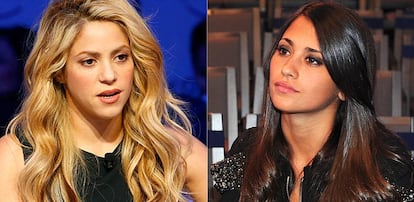 Shakira y Antonella Roccuzzo.