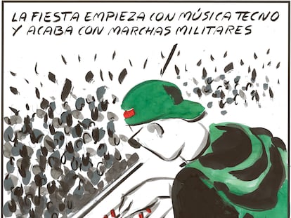 El Roto: Música y marcha