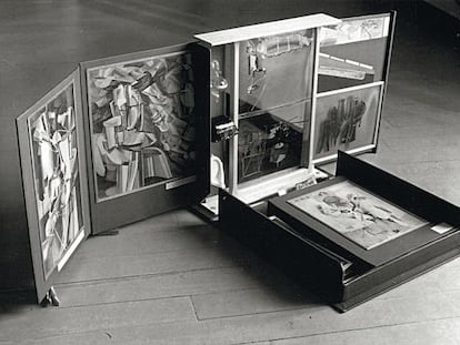 &#039;Bo&icirc;te-en-valise&#039; (1935-1940) de Marcel Duchamp.