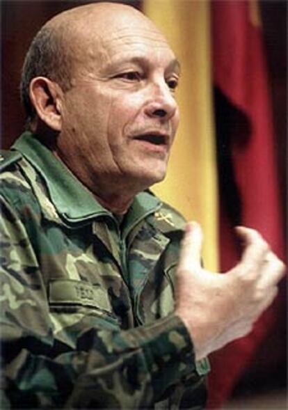 El teniente general Feliú, <i>viceministro</i> de Defensa en Irak.