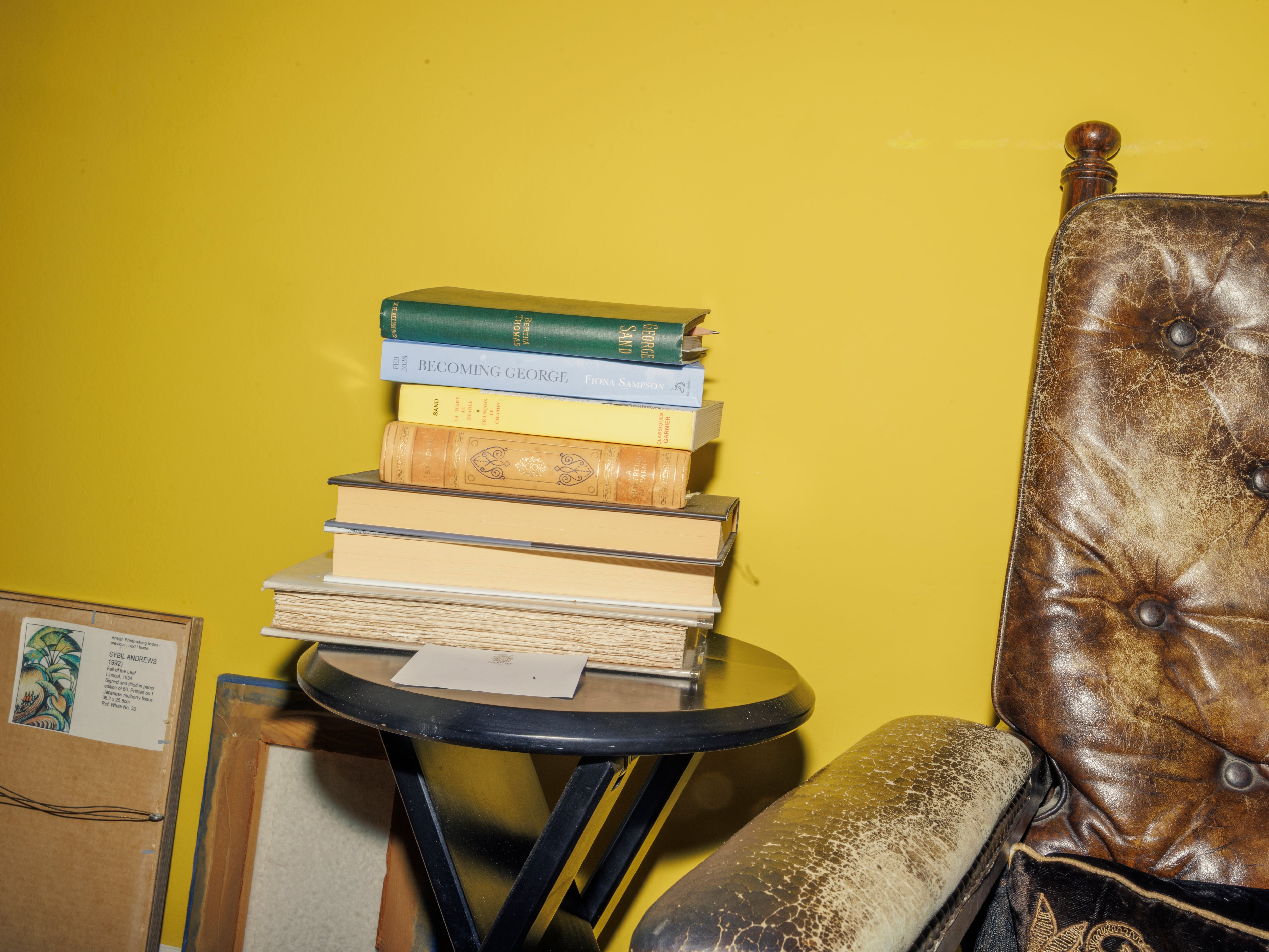 Un detalle de la casa de Julian Barnes. 