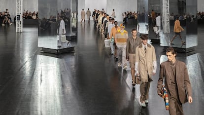 Desfile de la colección primavera/verano 2025 de Fendi, el 15 de junio en la semana de la moda de Milán.