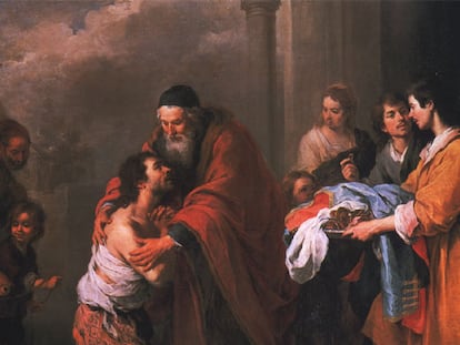 <i>El regreso del hijo pródigo,</i> de Murillo, una de las obras robadas que está en la National Gallery de Washington.