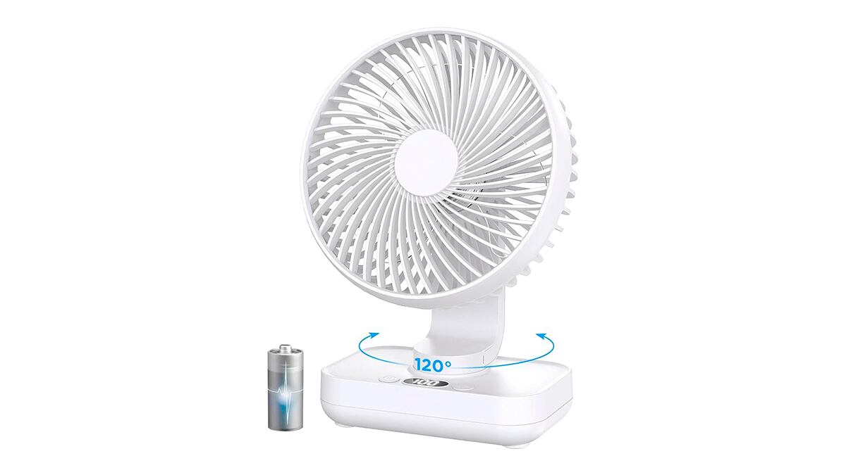 Oscilación automática de 120°.