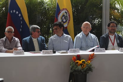 La delegación del Gobierno de Petro, en el hotel Humboldt, donde negocia con el ELN, en Caracas