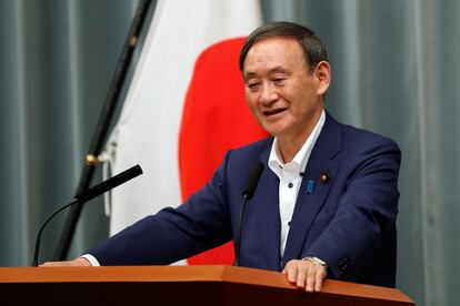 El nuevo líder del Partido Liberal Demócrata japonés, Yoshihide Suga