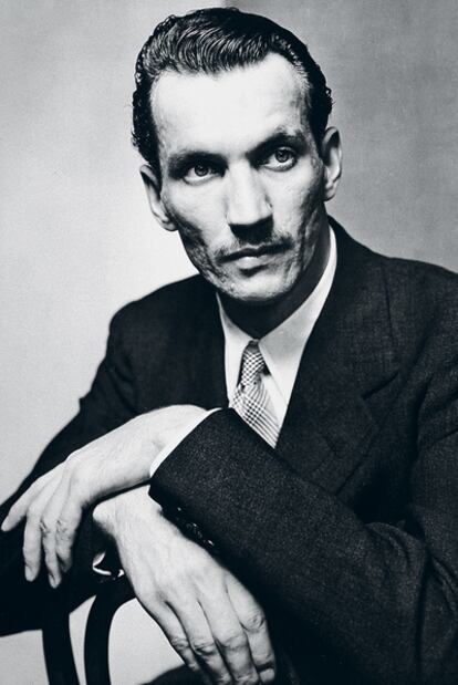 El rostro de Karski con las cicatrices de las torturas de la Gestapo, en su primera visita a Washington en 1943.