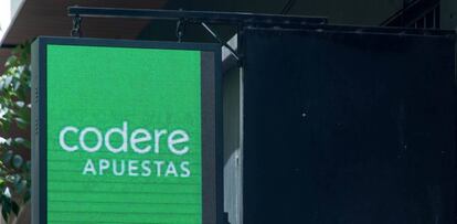 Salón de apuestas de Codere en Madrid.