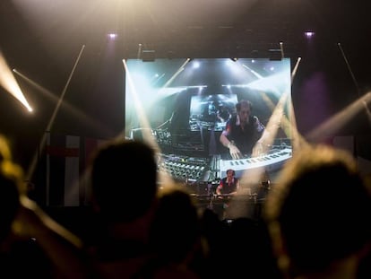 El artista francés Jacques durante su actuación en Sónar 2017