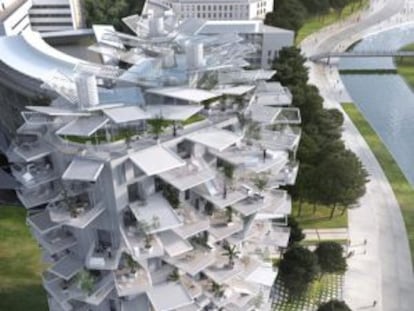 Proyecto de torre arb&oacute;rea en Montpellier del arquitecto japon&eacute;s Sou Fujimoto.