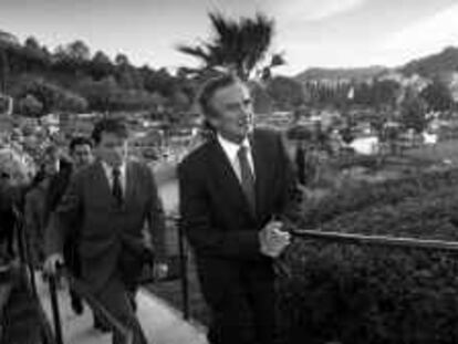 B 33016 (1/MAR/00) -COLOR- XAVIER TRIAS Y ARTUR MAS VISITA "CATALUNYA EN MINIATURA". -FOTO: CARMEN SECANELLA.