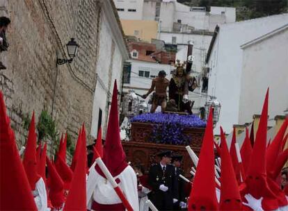 A Holy Week procession in Jaén.