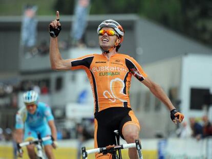 Samuel Sánchez gana una etapa de la pasada Dauphiné. 