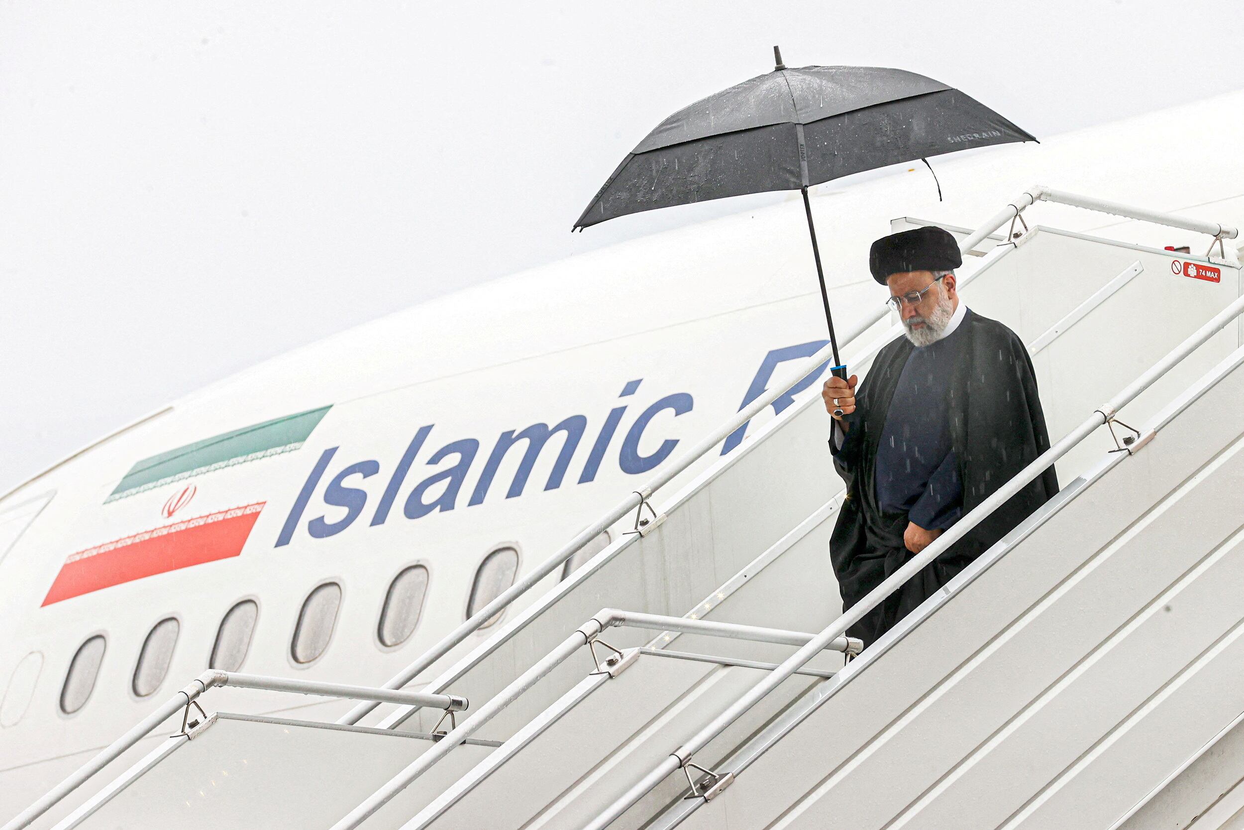 El presidente iraní, Ebrahim Raisí, a su llegada a Nueva York para asistir a la ONU, el 18 de septiembre de 2023.