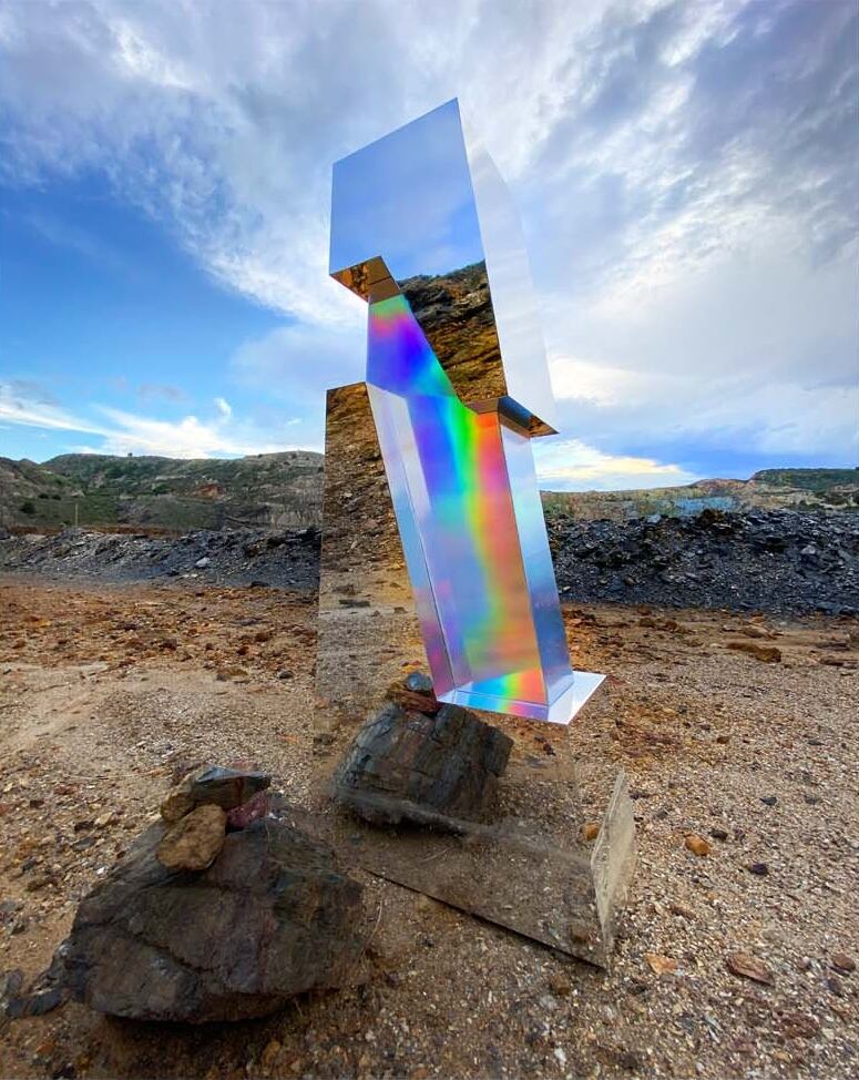 Escultura de Demsky en una localización secreta por la parte de Cartagena.