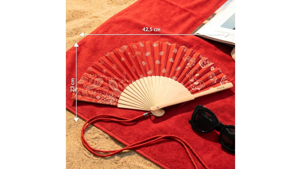 It is a very light fan.