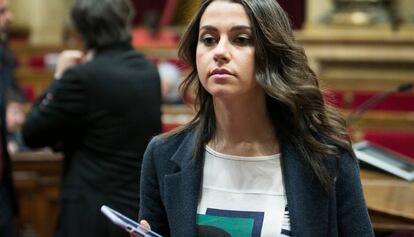 Inés Arrimadas, al Parlament.