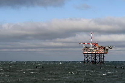 Una petrolera de la compañía holandesa One-Dyas en el Mar del Norte.