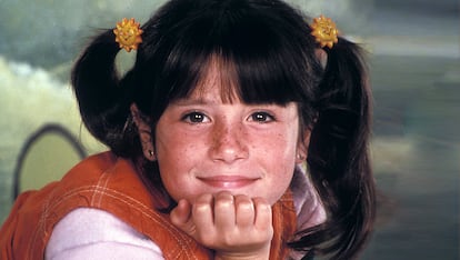 Soleil Moon Frye em uma imagem promocional de ‘Punky, a levada da breca’.