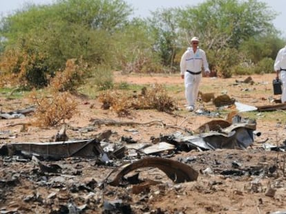 Forenses investigan el 29 de julio los restos del AH5017.