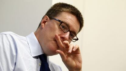 Jonathan Mcmahon, socio de Mazars, en la sede de Madrid.