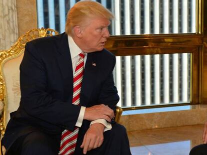 Donald Trump y Benjam&iacute;n Netanyahu, el 25 de septiembre en Nueva York.