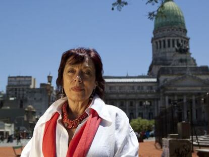 La senadora argentina Norma Morandini, en Buenos Aires. 