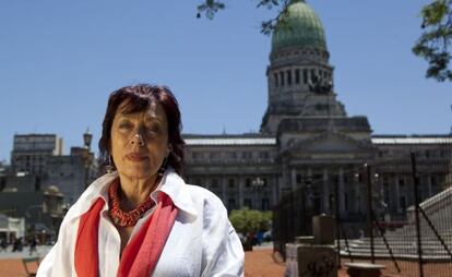 La senadora argentina Norma Morandini, en Buenos Aires. 