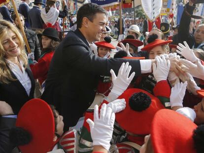 Pedro Sánchez este miércoles en San Sebastián.